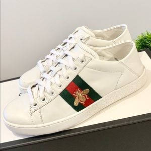 ❌SOLD❌Gucci Women’s White Ace Leather Sneakers
